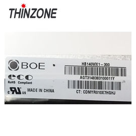 40 Pins Slim Laptop Lcd 14 Inch , Lvds 14 Inch Lcd Panel HB140WX1-300 Matte Plate Surface